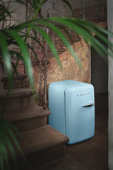 Smeg FAB5LPB6 Retro Mini Fridge Left Hand Hinge - Pastel Blue