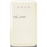 Smeg FAB5RCR6 Retro Mini Fridge Right Hand Hinge - Cream
