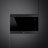 Smeg FMI325N Built-In Combination Microwave - Black