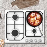 Statesman GH160WH 60cm 4-Zone Gas Hob - White