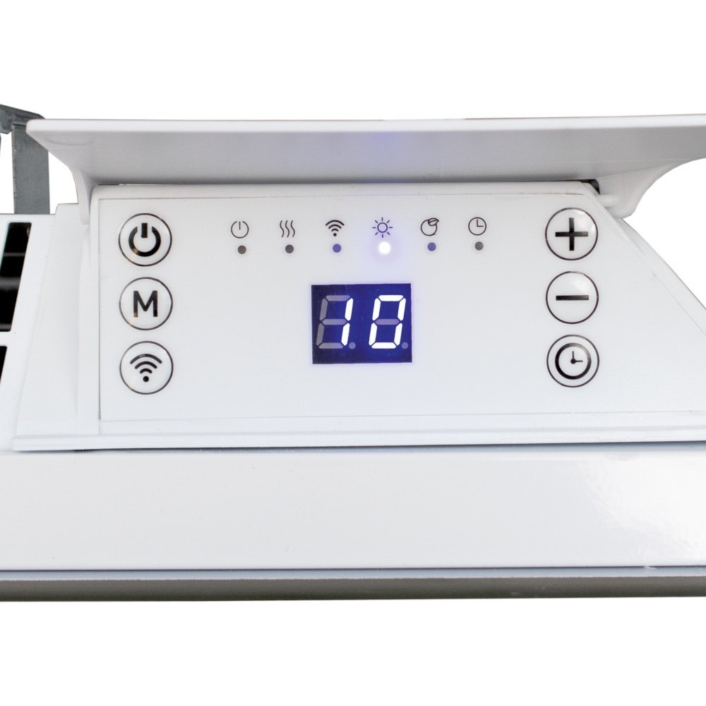 Igenix IG9521WIFI 2000W Smart Glass Panel Heater White