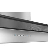 Smeg KBT900VE 90cm Chimney Hood, Stainless Steel & Glass