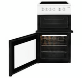 Beko KDVC563AKW 50cm Double Oven Electric Cooker - White