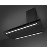 Smeg KLTI12L4MB 120cm Island Cooker Hood, Matt Black