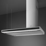 Smeg KLTI12L4X 120cm Alta Island Hood in Stainless Steel Auto Vent 2.0