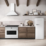 Smeg KPF9WH 90cm Portofino Chimney Hood, White