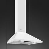 Smeg KSED65BE 60cm Chimney Hood, White