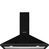 Smeg KSED95NEE 90cm Chimney Hood, Black