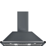 Smeg KT100GRE 100cm Victoria Chimney Hood, Slate Grey