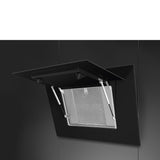 Smeg KV194B3 90cm Linea Angled Chimney Auto Vent 2.0 Hood , Black