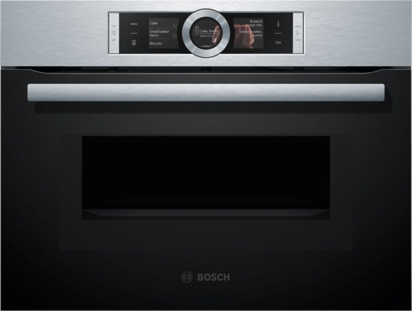 Bosch CMG656BS1, Built-in compact oven with microwave function