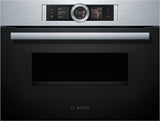Bosch CMG656BS1, Built-in compact oven with microwave function