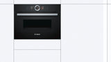 Bosch CMG676BB1, Built-in compact oven with microwave function