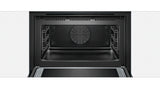 Bosch CMG676BB1, Built-in compact oven with microwave function