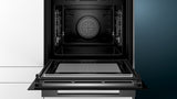 Siemens HN878G4B0, Built-in oven with added steam and microwave function