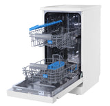Midea MDWEF1034C(W)-WG-UK 10 Place Setting Freestanding Slimline 45cm Dishwasher - White