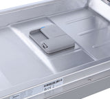Midea MDWEF1034C(S)-WG-UK 10 Place Setting Freestanding Slimline 45cm Dishwasher - Silver