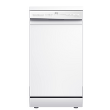 Midea MDWEF1034C(W)-WG-UK 10 Place Setting Freestanding Slimline 45cm Dishwasher - White