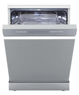 Midea MDWPF1233C(S)-WG-UK 12 Place Setting Freestanding 60cm Dishwasher - Silver