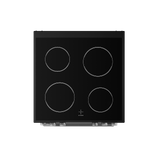Midea MFO24EME4R118-BK 60cm Double Oven FS Cooker with Ceramic Hob - Black - AA Rated