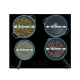 Midea Even Pro MIH744E325GK 60cm Induction Hob - Black