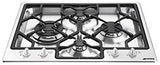 Smeg PGF64-4 62cm Classic Gas Hob, Stainless Steel