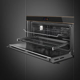 Smeg SFPR9604TNR 90cm Dolce Stil Novo Pyrolytic Single Oven Copper Trim