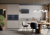 Smeg SO4102M1G 45cm Linea Combi Microwave, Neptune Grey
