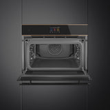 Smeg SO4604M2PNR 45cm Dolce Stil Novo Speedwave Combi Microwave, Copper
