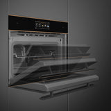 Smeg SO4606WAPNR Compact 45cm Dolce Stil Novo Omnichef Wi-Fi Oven, Copper