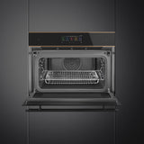 Smeg SO4606WM2PNR 45cm Dolce Stil Novo Speedwave WiFi Combi Microwave