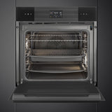 Smeg SOP6102S2PB3 60cm Linea Pyrolytic SteamOne Oven, Black