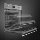 Smeg SOP6302TX 60cm Classic Pyrolytic Single Oven in Stainless Steel