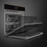 Smeg SOP6604S2PNR 60cm Dolce Stil Novo Pyrolytic SteamOne Oven with Copper Trim