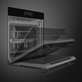 Smeg SOP6606WS2PNR 60cm Dolce Stil Novo Pyrolytic SteamOne Wi-Fi Oven