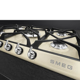 Smeg SR975PGH 69cm Victoria Gas Hob, Cream