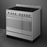 Smeg SUK92CMX9 90cm Concert Electric Range Cooker, Stainless Steel