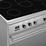 Smeg SUK92CMX9 90cm Concert Electric Range Cooker, Stainless Steel