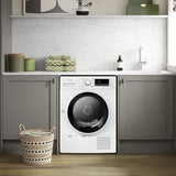 Teknix TK2CLED8W 8kg Condenser Tumble Dryer - White