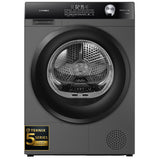 Teknix TK5HP9HS 5 Series 9kg Heat Pump Tumble Dryer - Titanium