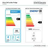 Statesman TL235LWE 55cm Tall Larder Fridge