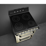 Smeg TR62IP2 60cm Victoria Electric Cooker, Cream