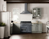 Smeg TR93GR 90cm Victoria Dual Fuel Range Cooker, Slate Grey