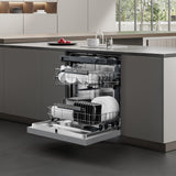 Teknix TX3FD618S 3 Series Freestanding 60cm Dishwasher - 15 Place Settings - Energy Class C - Silver