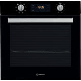 Indesit IFW 6340 BL UK Electric Single Built-In Oven - Black