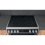 Hotpoint HDT67V9H2CX/UK Double 60cm Electric Cooker - Inox