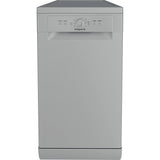 Hotpoint HSFE 1B19 S UK N Slimline 45cm Dishwasher - Silver