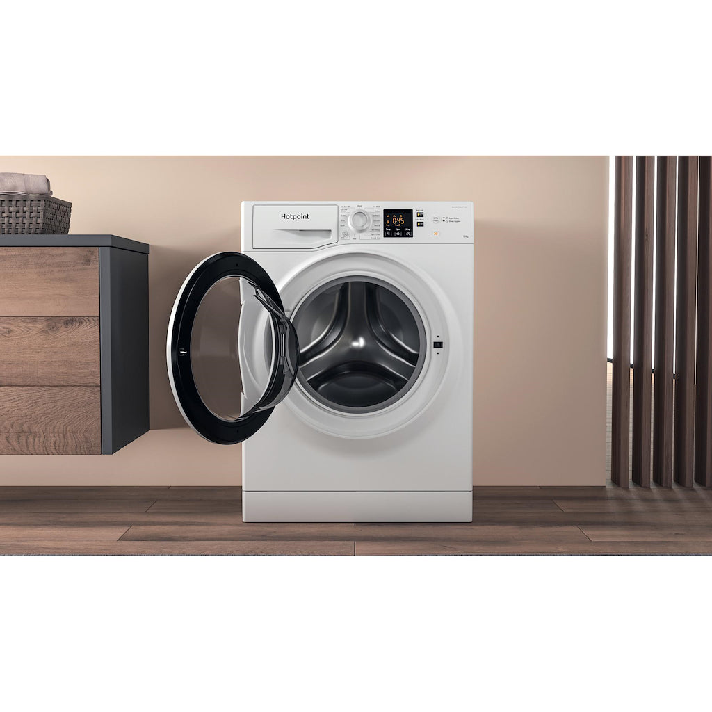 Hotpoint NSWM1045CWUKN Freestanding Washing Machine