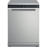 Whirlpool W7F HS51 X UK Freestanding Dishwasher- Stainless Steel
