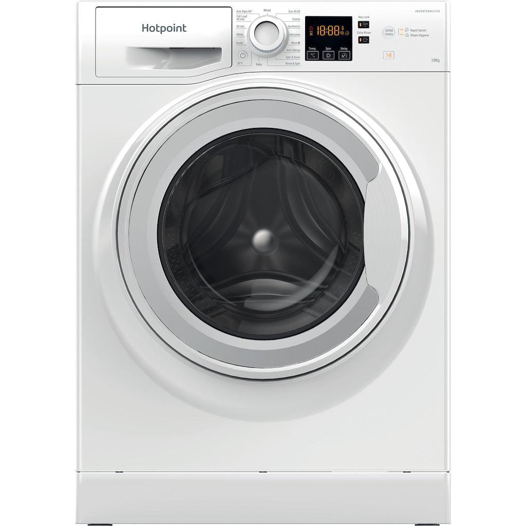 Hotpoint NSWM1045CWUKN Freestanding Washing Machine